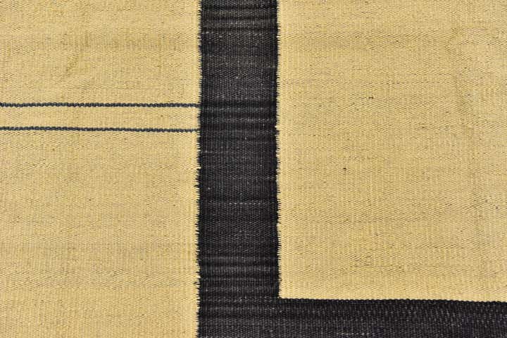 4' 3 x 5' 10 Hand Woven Kilim Modern Wool Rug
