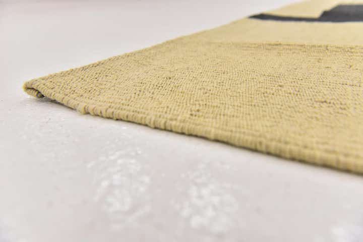 4' 3 x 5' 10 Hand Woven Kilim Modern Wool Rug