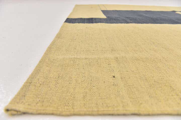 4' 3 x 5' 9 Hand Woven Kilim Modern Wool Rug