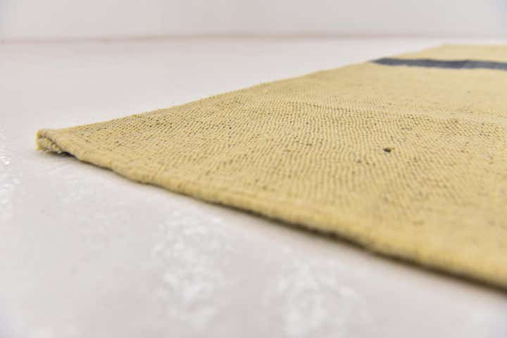 4' 3 x 5' 9 Hand Woven Kilim Modern Wool Rug