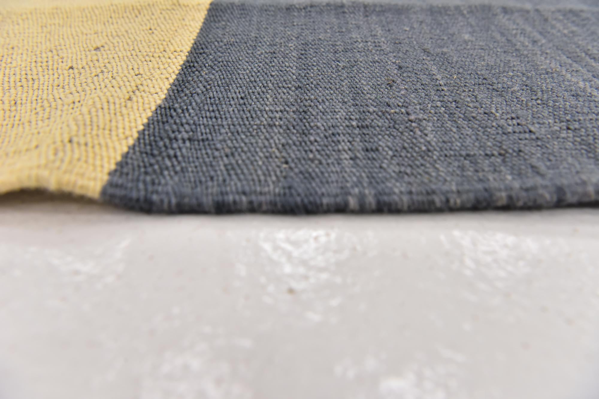 4' 3 x 5' 9 Hand Woven Kilim Modern Wool Rug