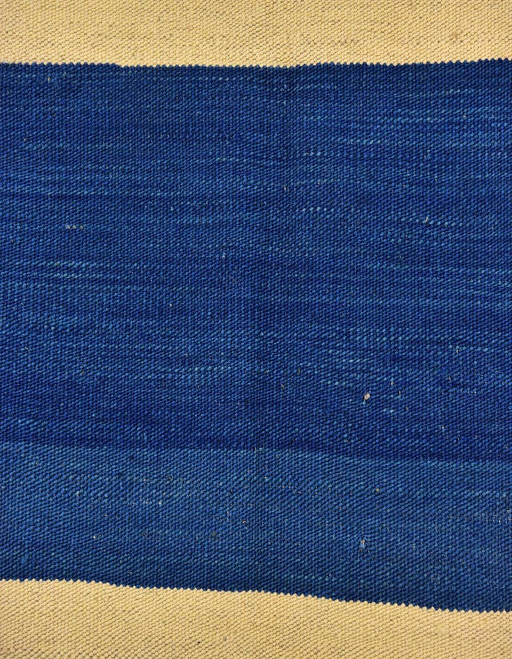 Detail image of 4' 10 x 6' 3 Hand Woven Kilim Modern Wool Rug