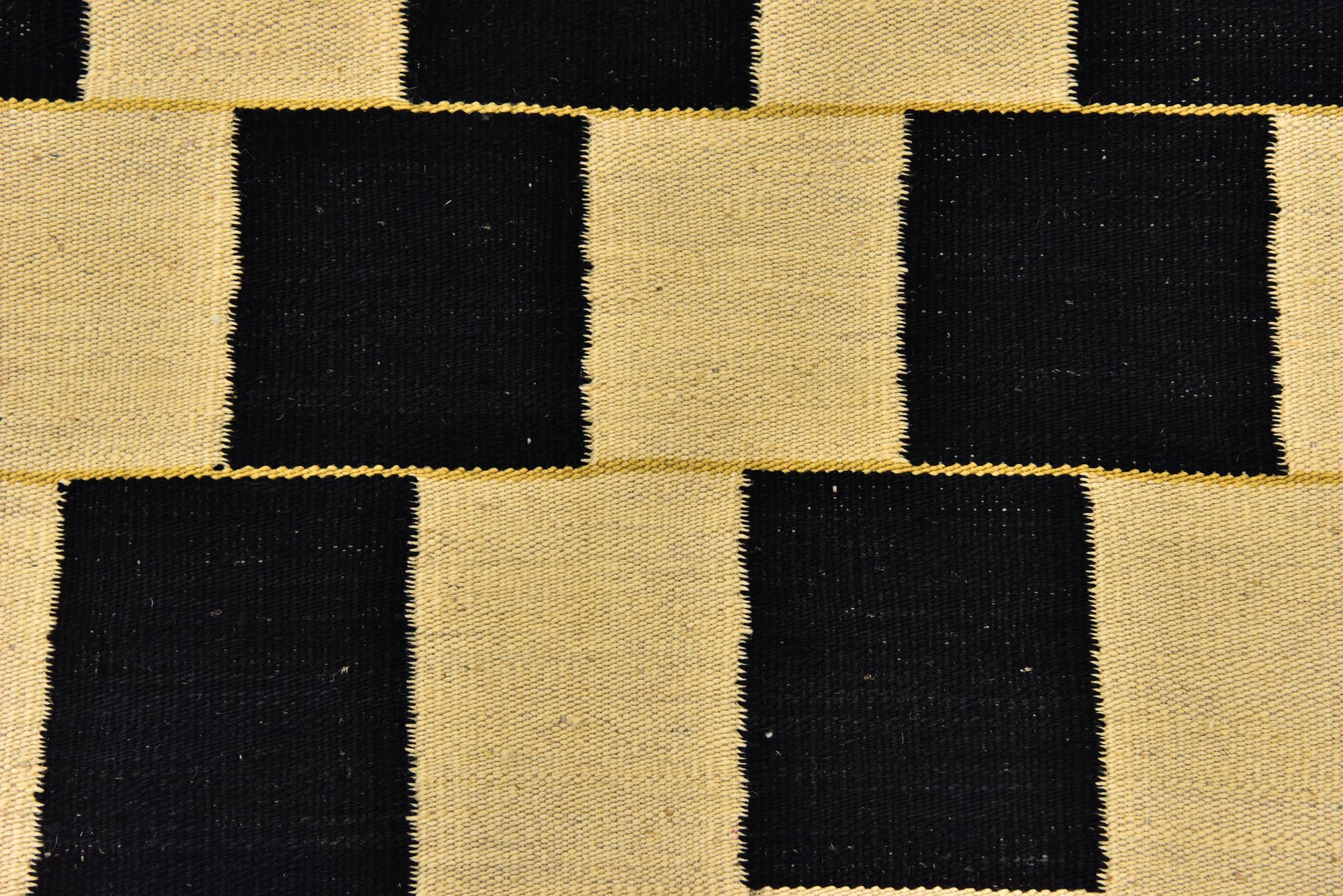 6' x 7' 8 Hand Woven Kilim Modern Wool Rug