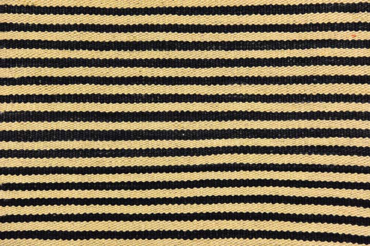 4' 4 x 5' 10 Hand Woven Kilim Modern Wool Rug