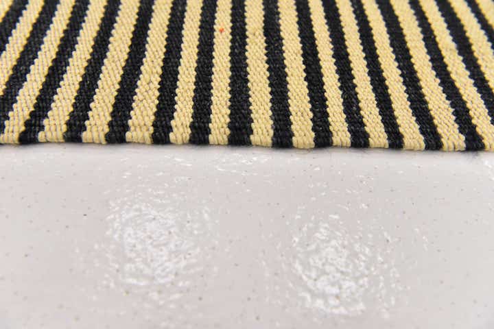 4' 4 x 5' 10 Hand Woven Kilim Modern Wool Rug