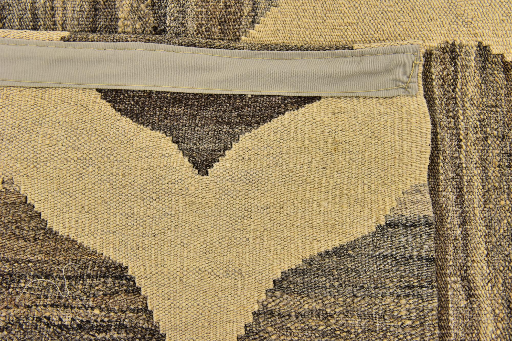 5' x 6' 7 Hand Woven Kilim Modern Wool Rug