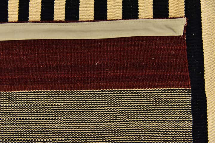 4' 4 x 5' 9 Hand Woven Kilim Modern Wool Rug