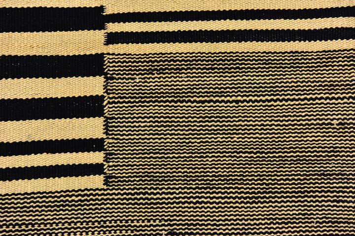 4' 4 x 5' 9 Hand Woven Kilim Modern Wool Rug