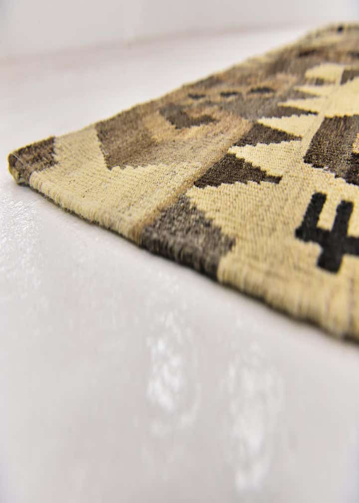 5' 3 x 6' 9 Hand Woven Kilim Modern Wool Rug