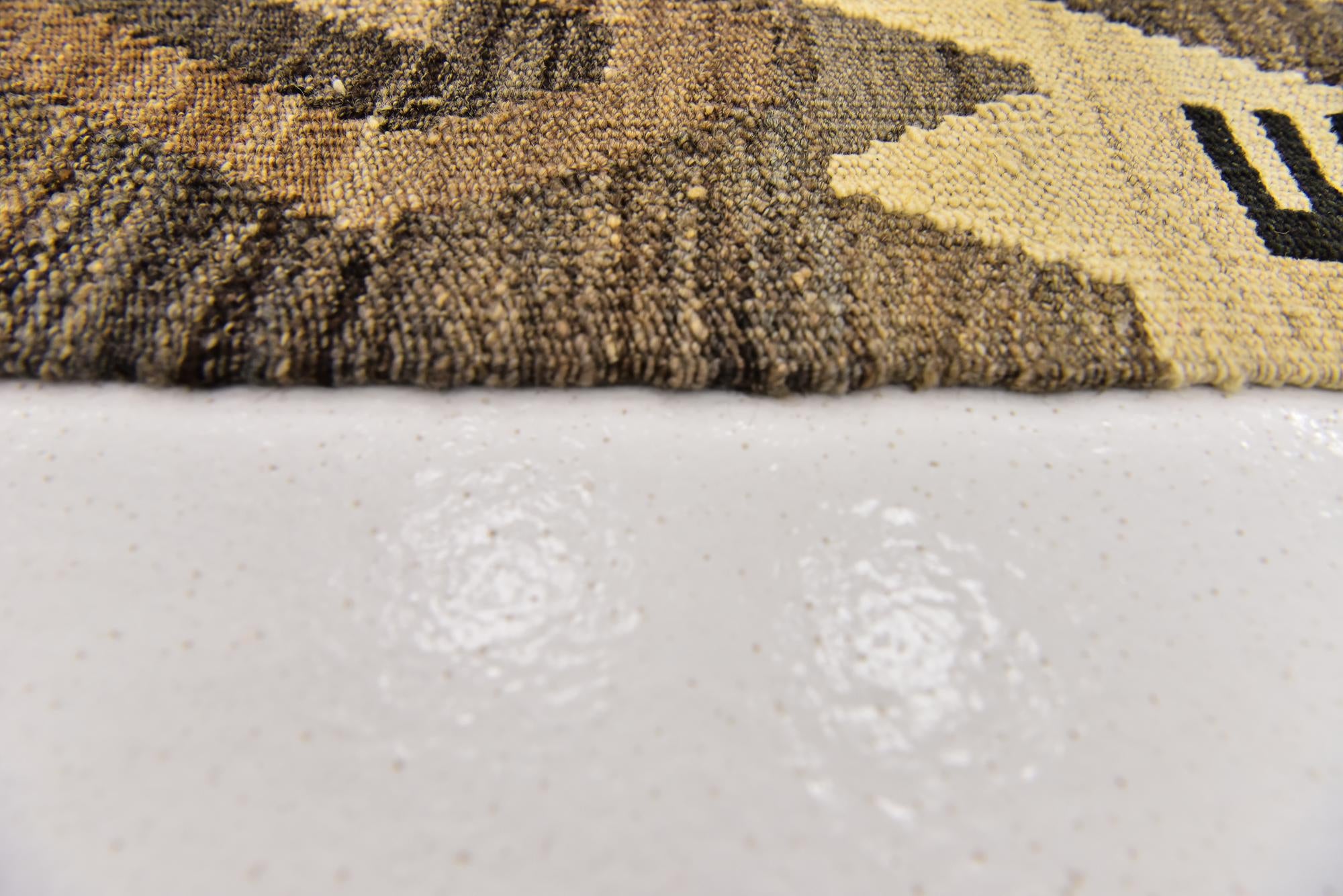 5' 3 x 6' 9 Hand Woven Kilim Modern Wool Rug