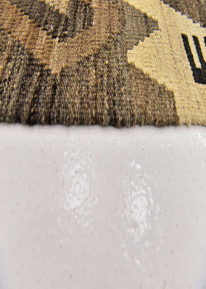 5' 3 x 6' 9 Hand Woven Kilim Modern Wool Rug