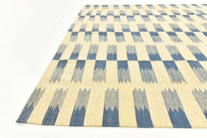 6' x 7' 9 Hand Woven Kilim Modern Wool Rug