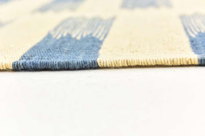 6' x 7' 9 Hand Woven Kilim Modern Wool Rug