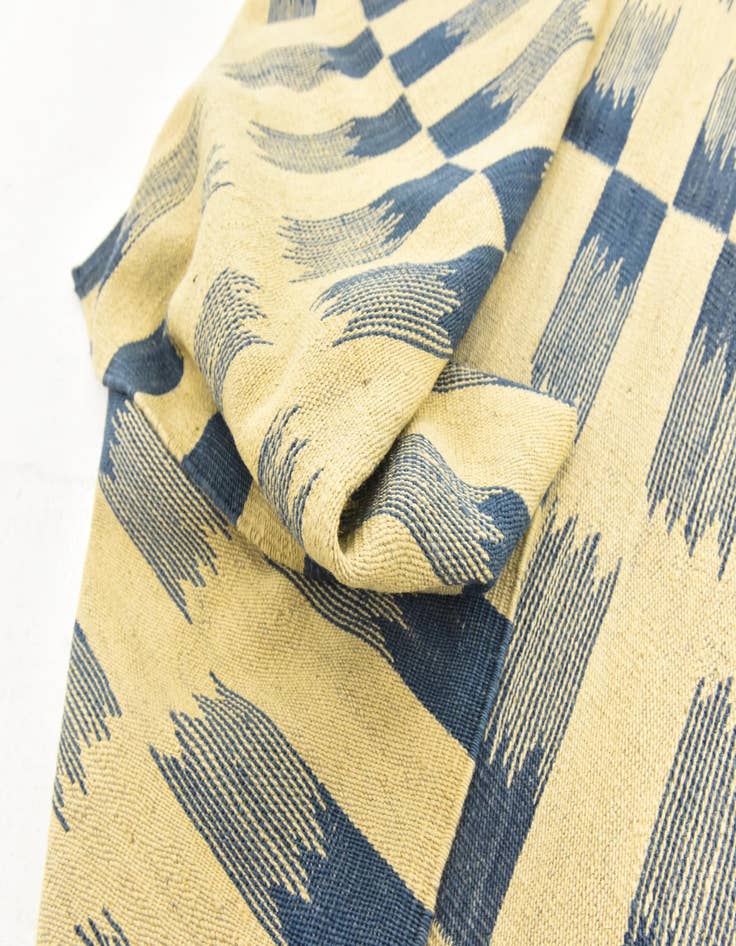 Detail image of 6' x 7' 9  Hand Woven Kilim Modern Wool Rug