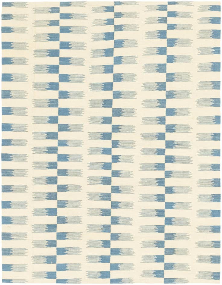 Detail image of 6' x 7' 9 Hand Woven Kilim Modern Wool Rug
