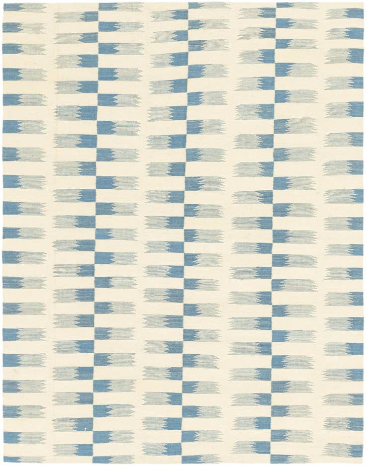 Detail image of 6' x 7' 9 Hand Woven Kilim Modern Wool Rug