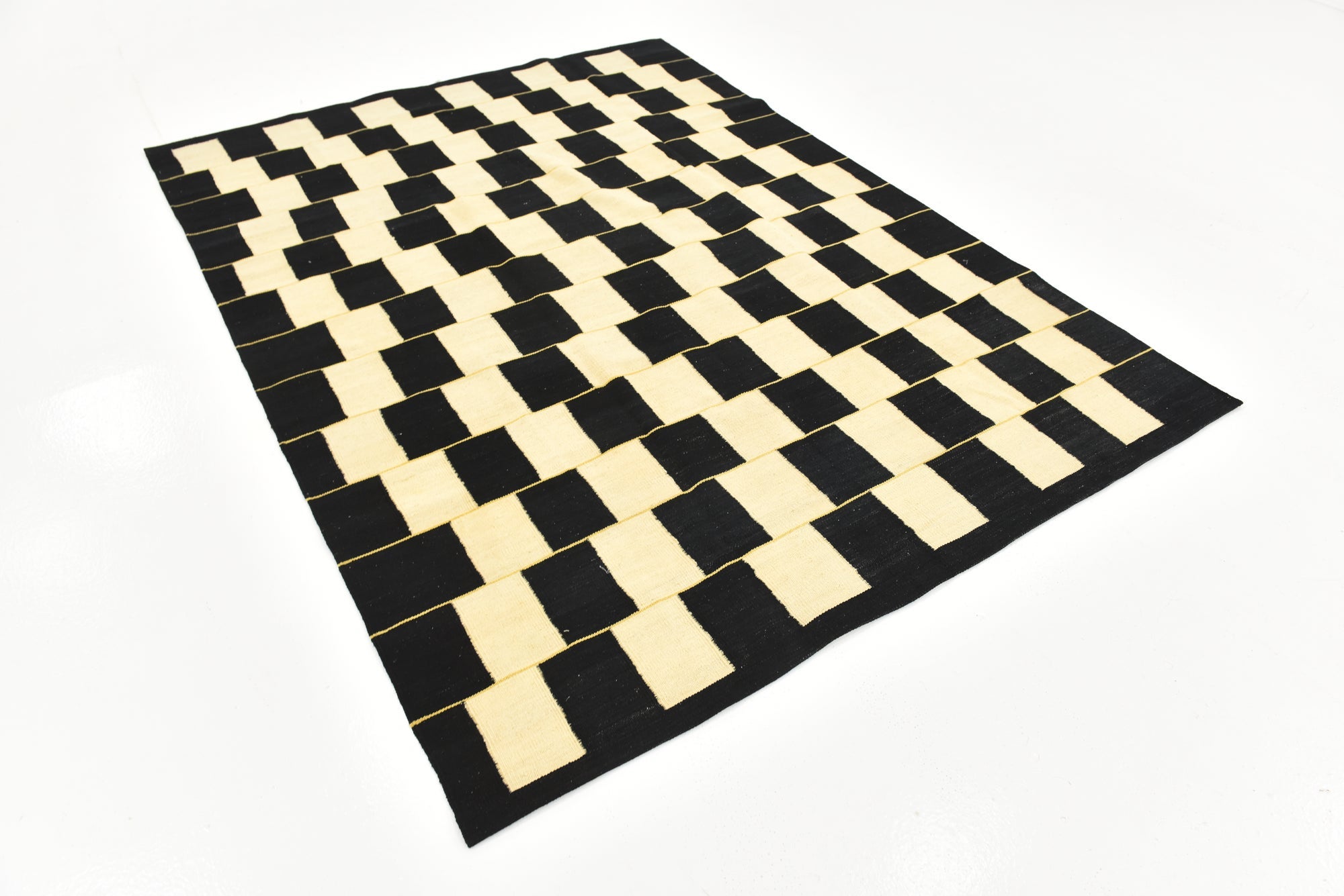 6' x 8' Hand Woven Kilim Modern Wool Rug
