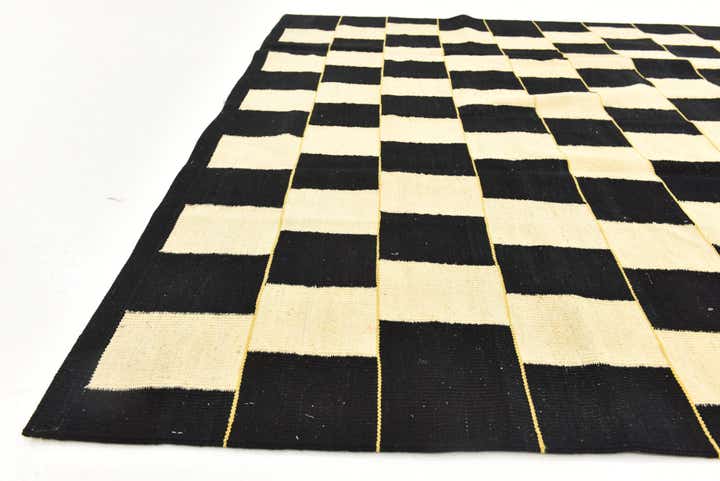 6' x 8' Hand Woven Kilim Modern Wool Rug