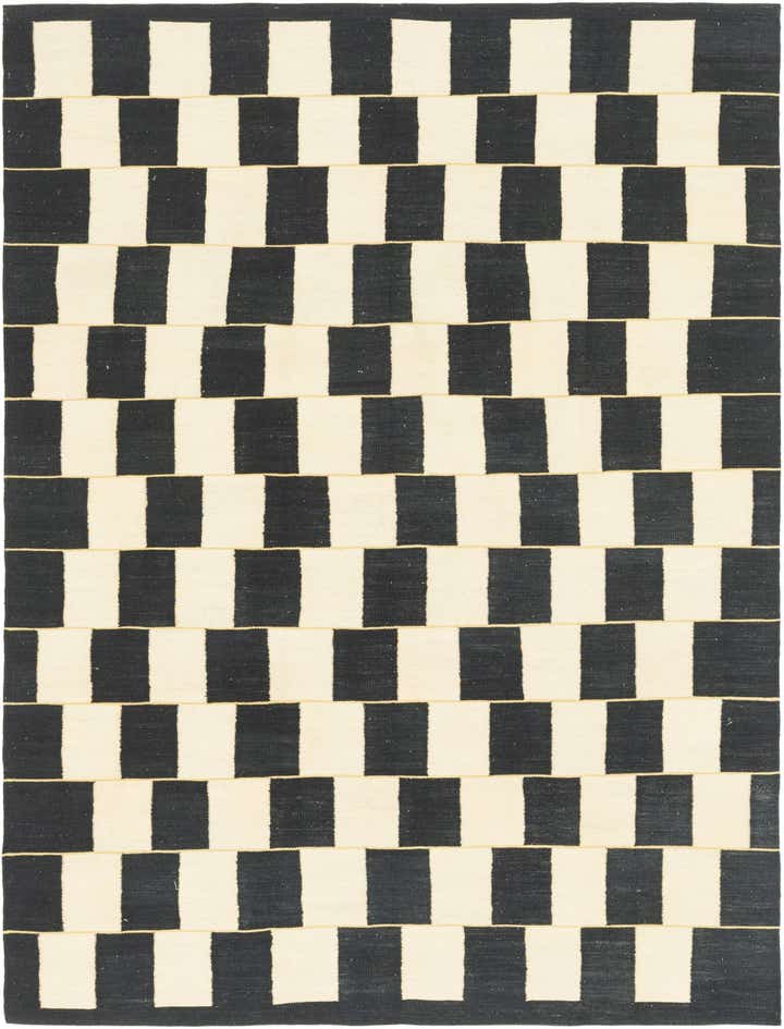 6' x 8' Hand Woven Kilim Modern Wool Rug