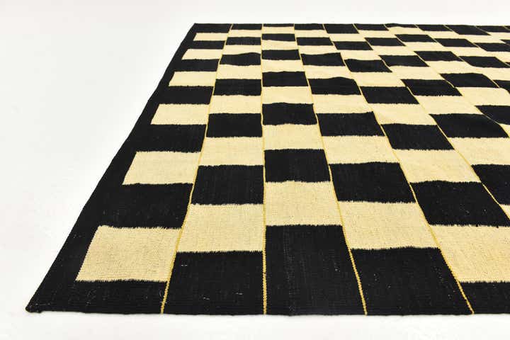 6' x 7' 7 Hand Woven Kilim Modern Wool Rug