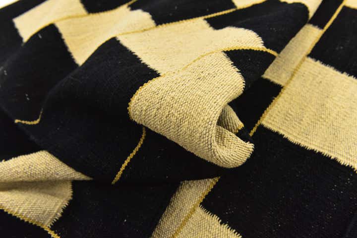 6' x 7' 7 Hand Woven Kilim Modern Wool Rug