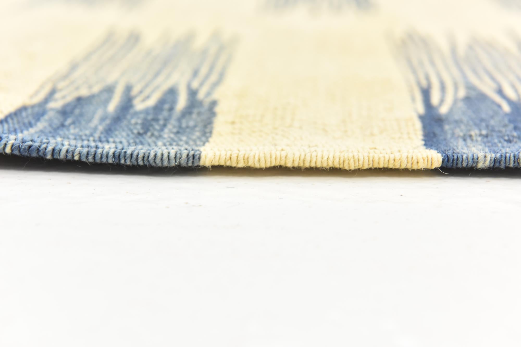 5' 10 x 7' 8 Hand Woven Kilim Modern Wool Rug