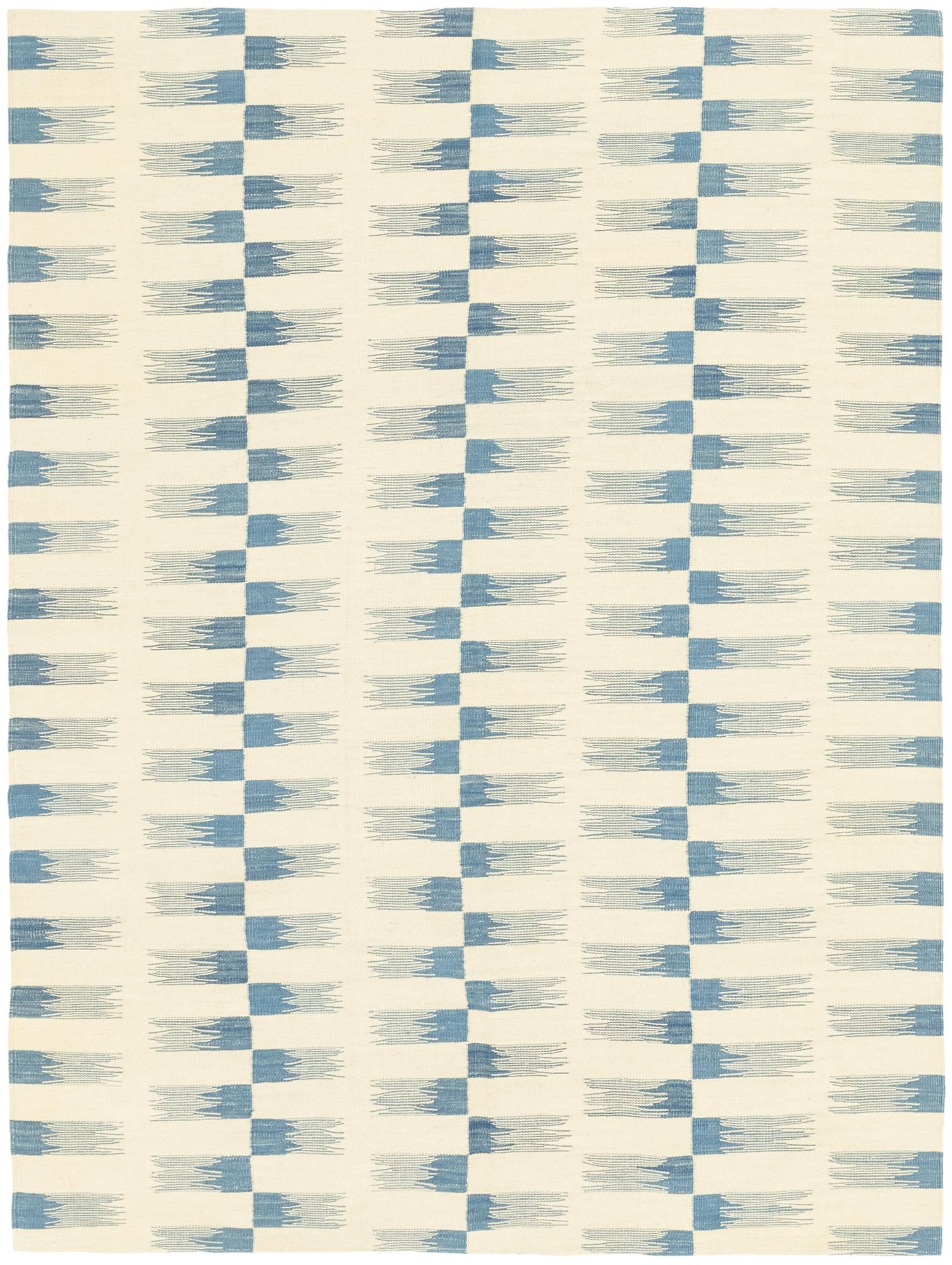 5' 10 x 7' 8 Hand Woven Kilim Modern Wool Rug