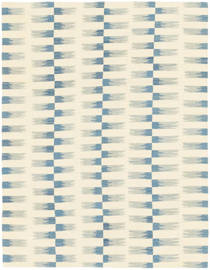 Detail image of 5' 10 x 7' 8 Hand Woven Kilim Modern Wool Rug