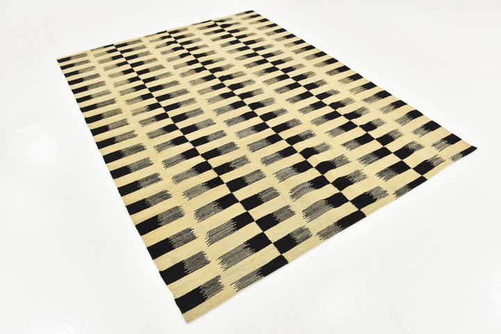 6' x 8' Hand Woven Kilim Modern Wool Rug