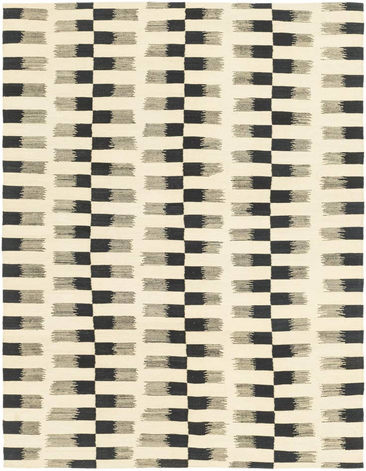 Detail image of 6' x 8' Hand Woven Kilim Modern Wool Rug