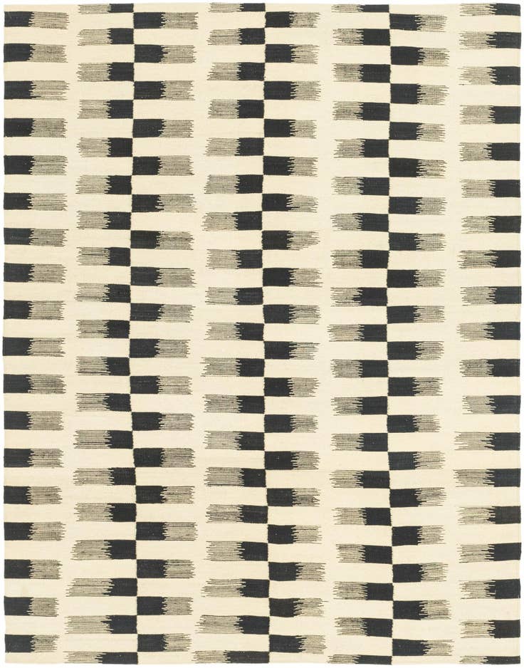 Detail image of 6' x 8' Hand Woven Kilim Modern Wool Rug