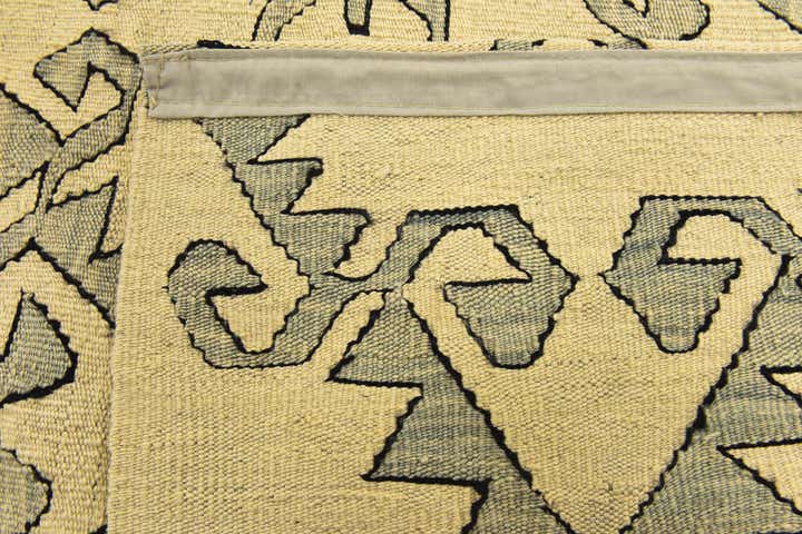 6' x 7' 9 Hand Woven Kilim Modern Wool Rug