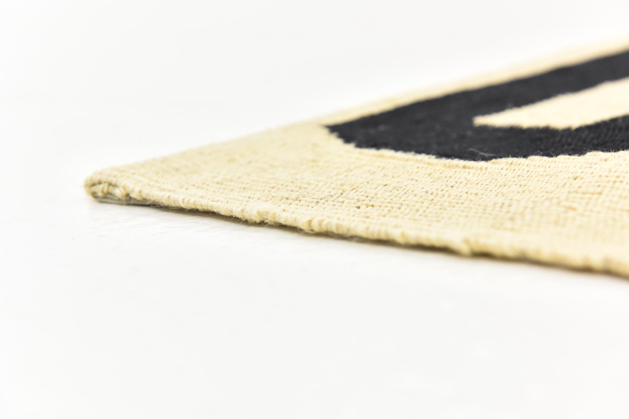 6' 3 x 7' 10 Hand Woven Kilim Modern Wool Rug