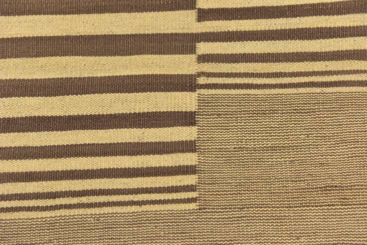 Detail image of 4' 2 x 5' 9 Hand Woven Kilim Modern Wool Rug