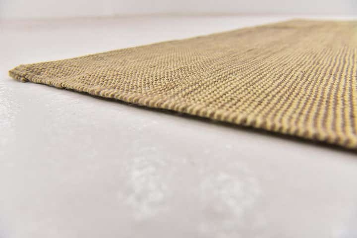 4' 2 x 5' 9 Hand Woven Kilim Modern Wool Rug