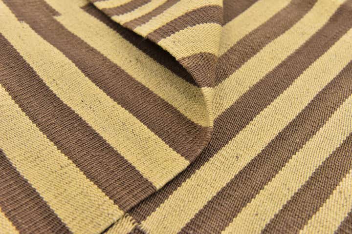 4' 2 x 5' 9 Hand Woven Kilim Modern Wool Rug