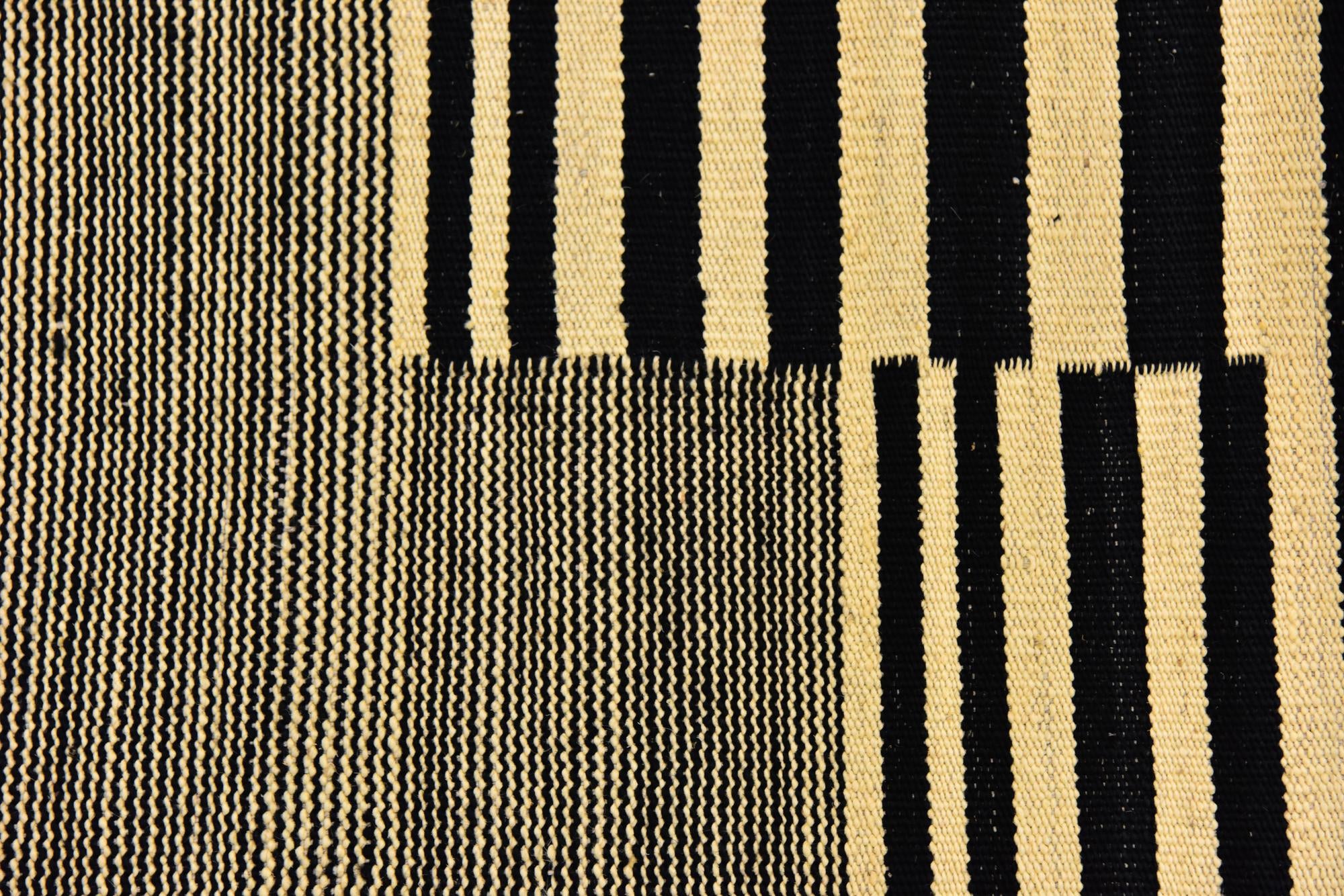4' 2 x 5' 10 Hand Woven Kilim Modern Wool Rug