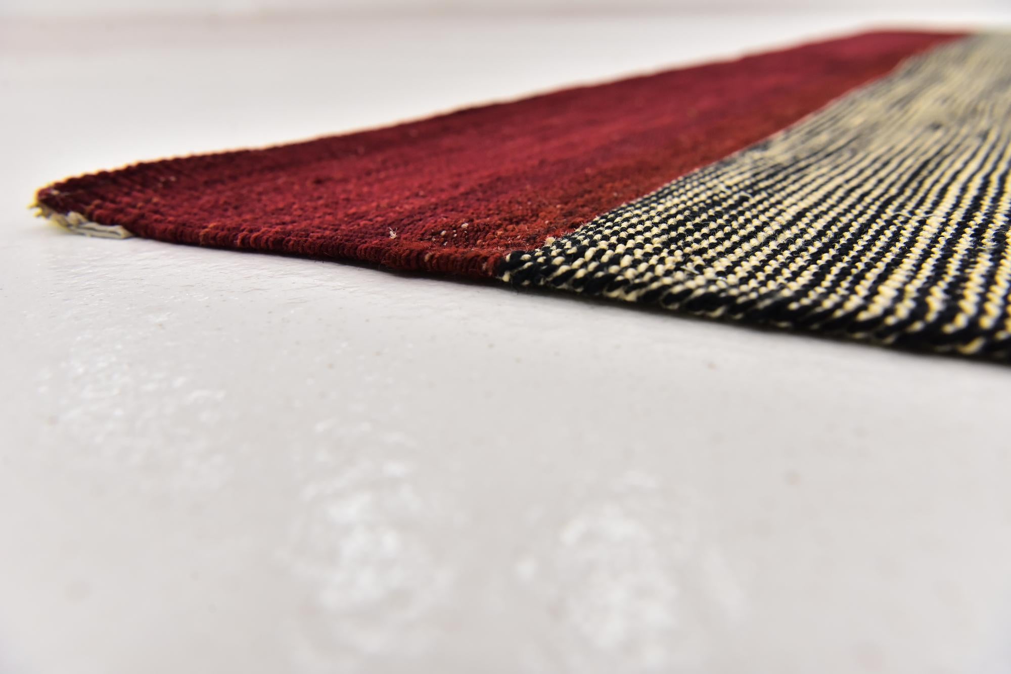 4' 2 x 5' 10 Hand Woven Kilim Modern Wool Rug
