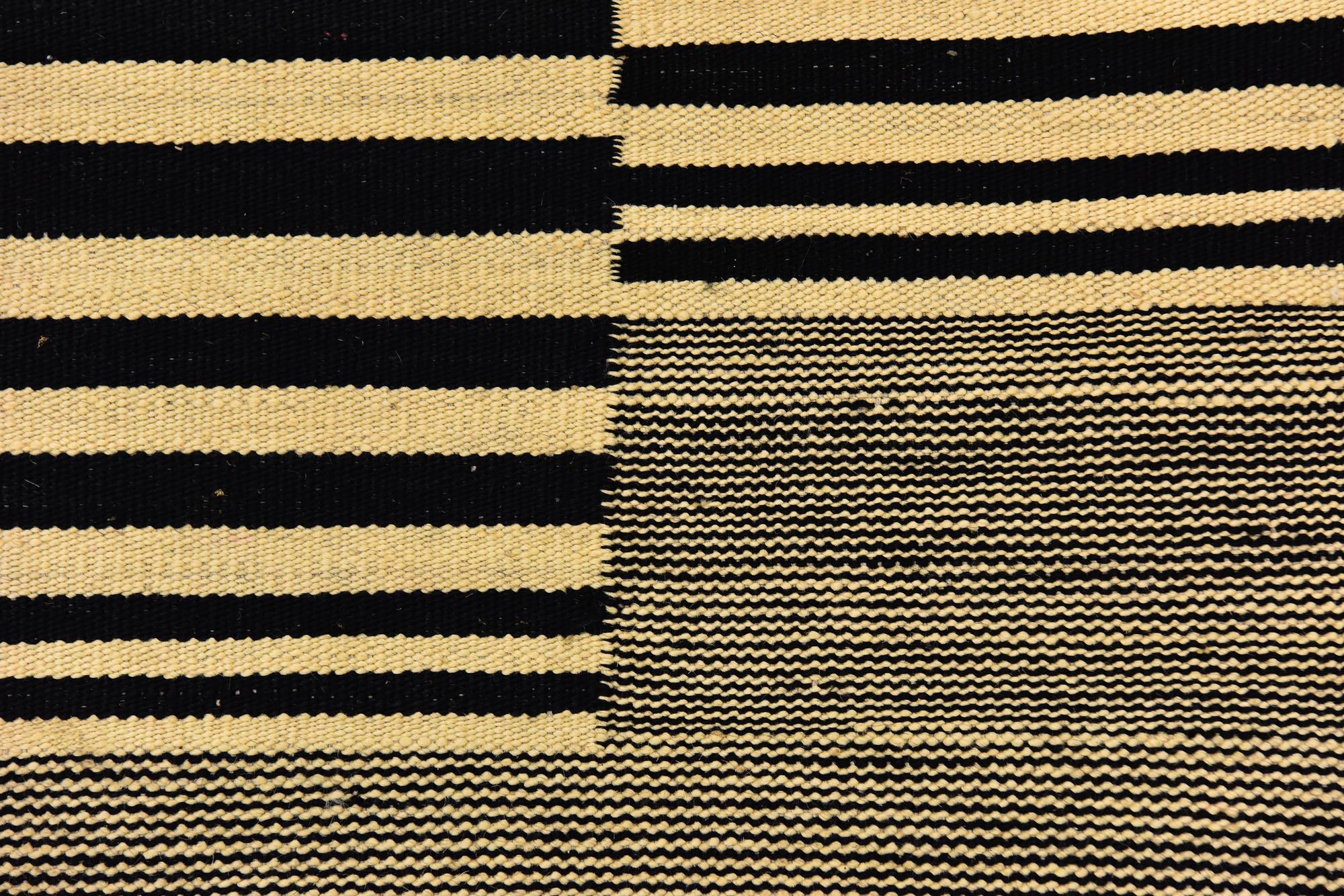4' 2 x 5' 10 Hand Woven Kilim Modern Wool Rug
