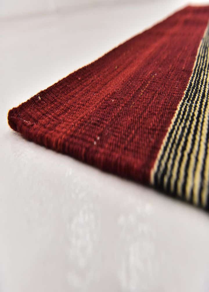 4' 3 x 5' 9 Hand Woven Kilim Modern Wool Rug