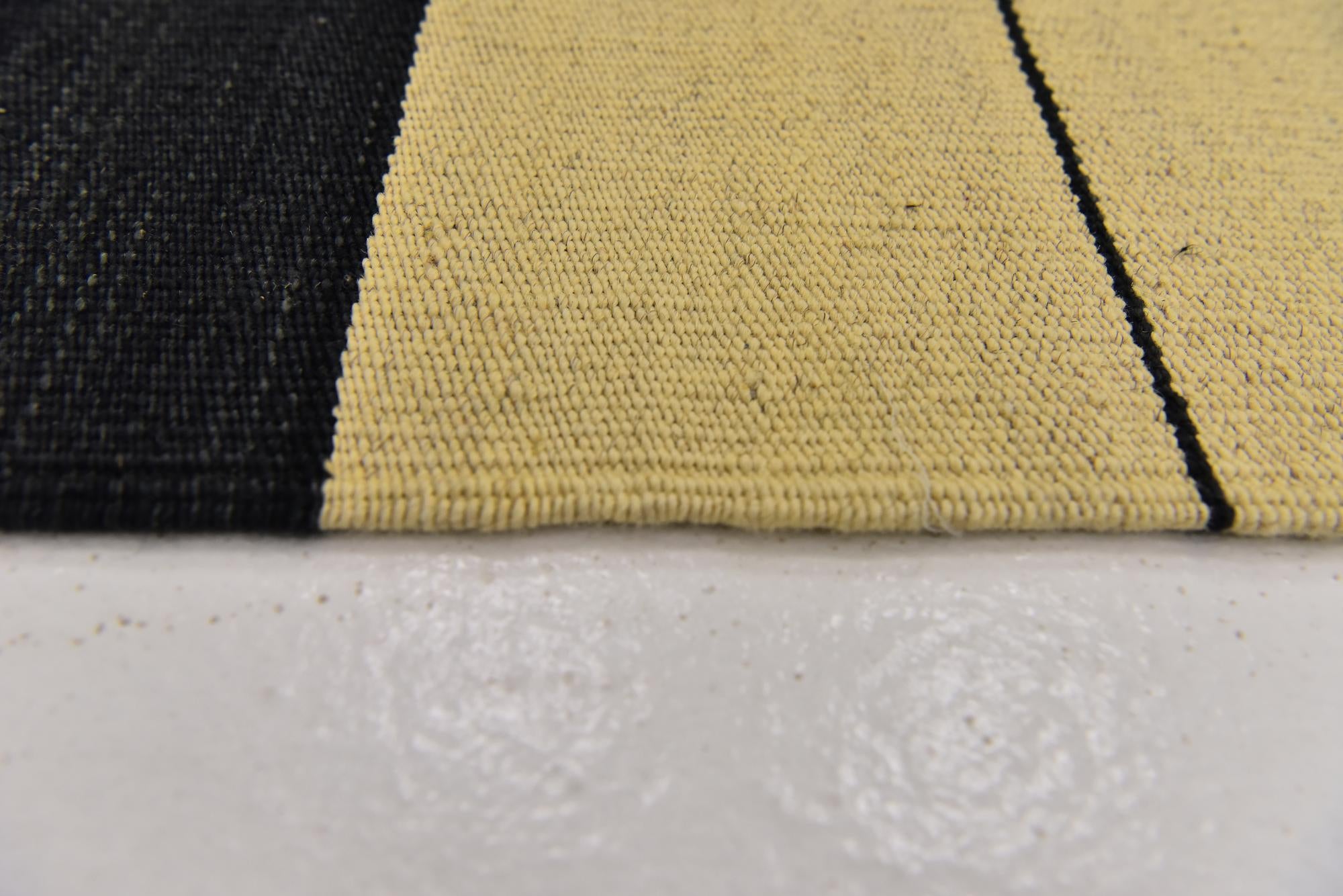 4' 3 x 5' 10 Hand Woven Kilim Modern Wool Rug