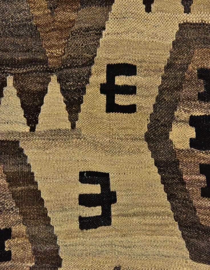 Detail image of 5' 5 x 7' Hand Woven Kilim Modern Wool Rug