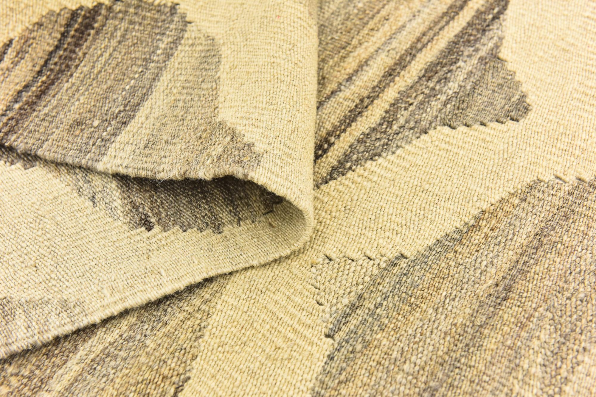 5' x 6' 7 Hand Woven Kilim Modern Wool Rug