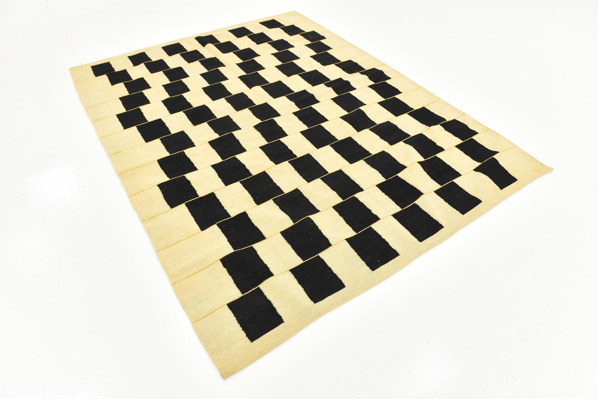 5' 10 x 7' 10 Hand Woven Kilim Modern Wool Rug