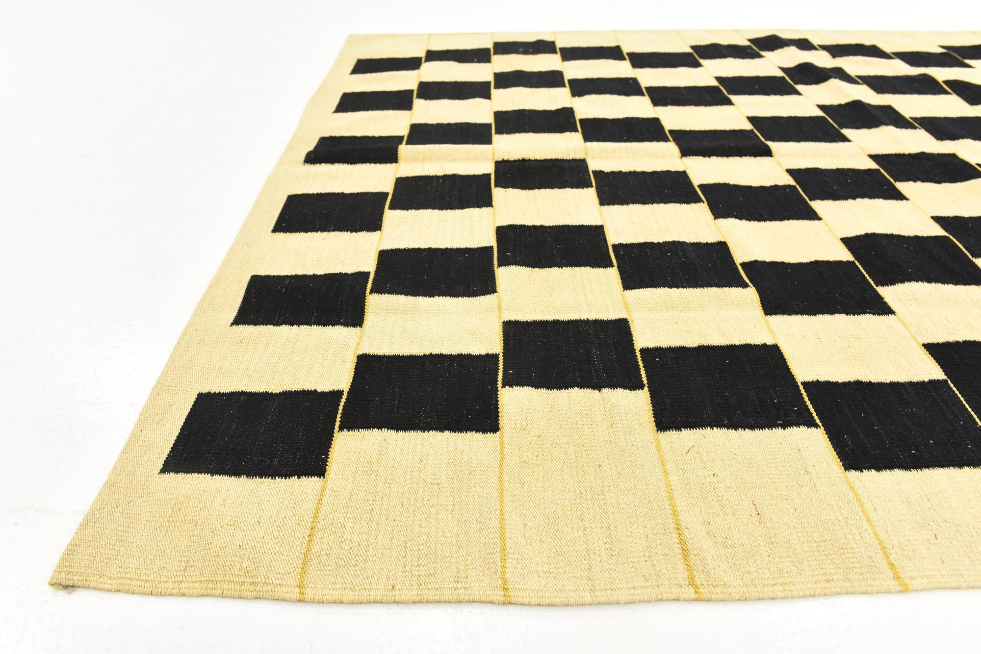 5' 10 x 7' 10 Hand Woven Kilim Modern Wool Rug