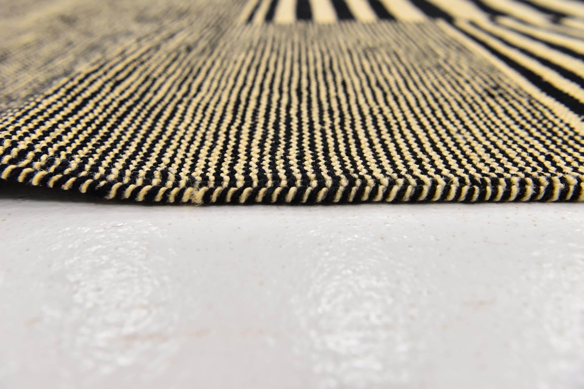 6' 2 x 7' 7 Hand Woven Kilim Modern Wool Rug