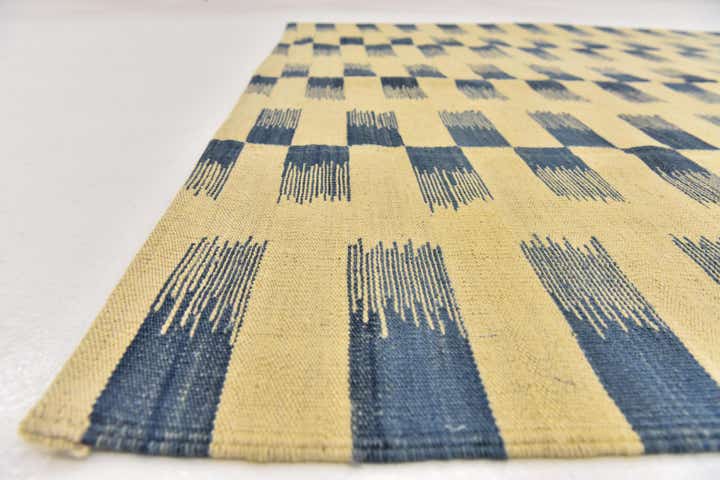 6' x 7' 10 Hand Woven Kilim Modern Wool Rug