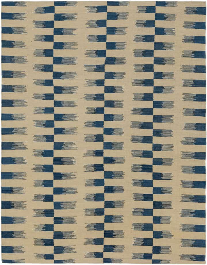 6' x 7' 10 Hand Woven Kilim Modern Wool Rug