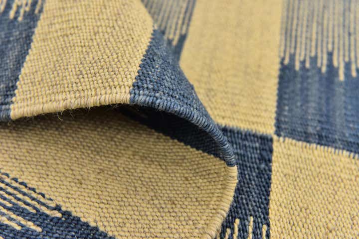 6' x 7' 8 Hand Woven Kilim Modern Wool Rug