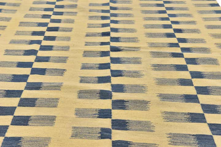 6' x 7' 8 Hand Woven Kilim Modern Wool Rug